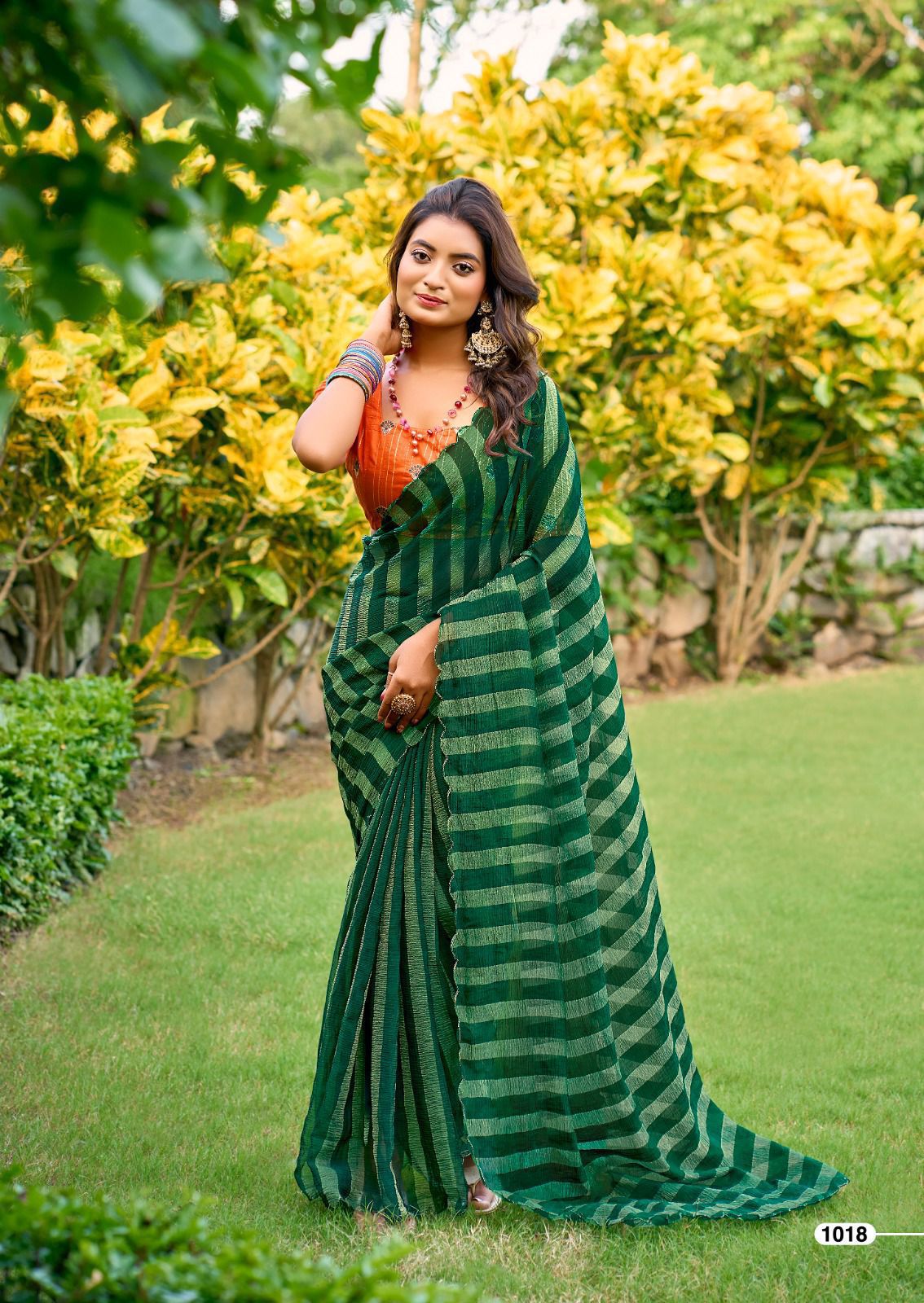 Tissue Saree – Elegant Beauty