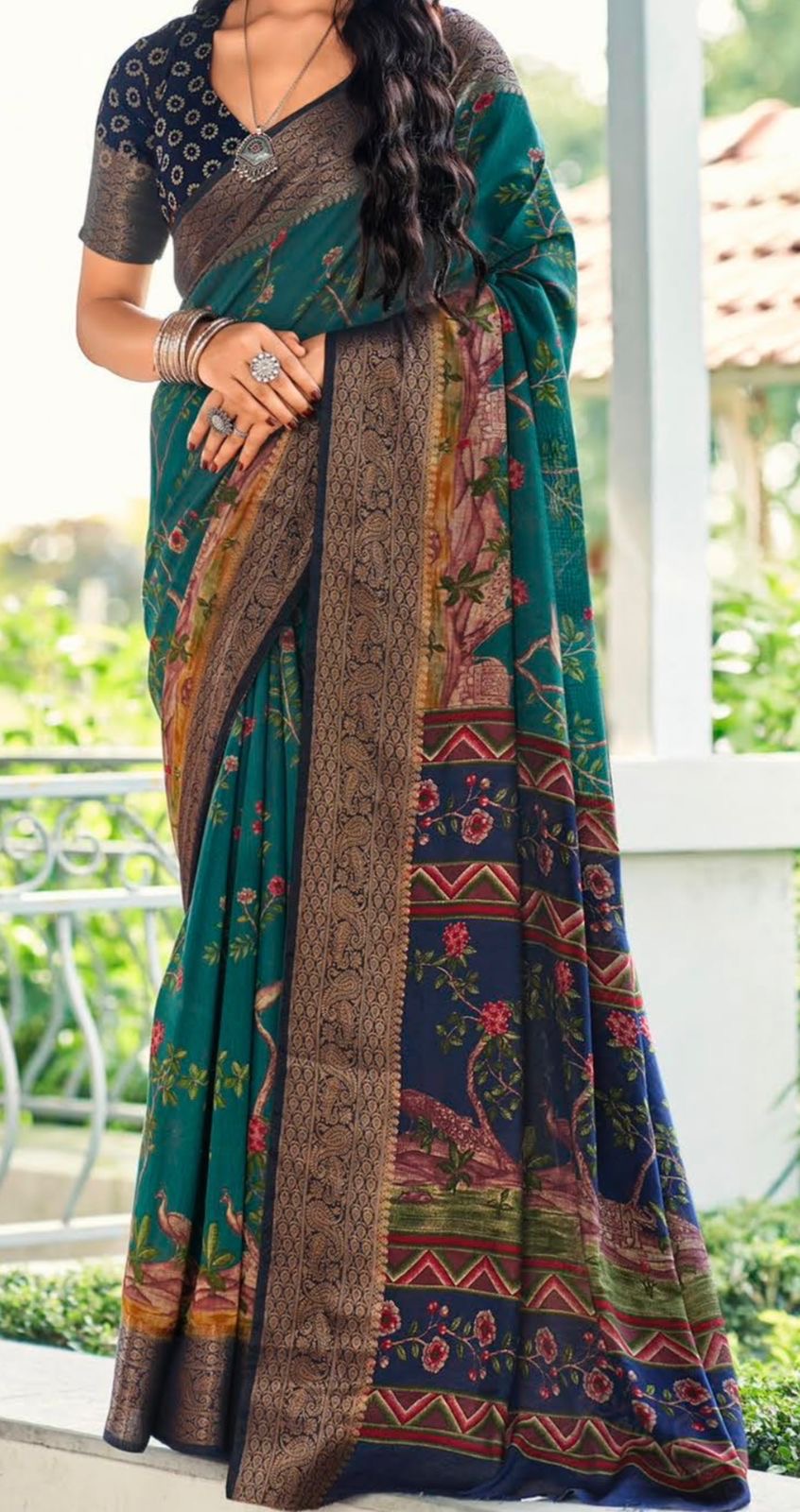 Cotton Kalamkari beauty