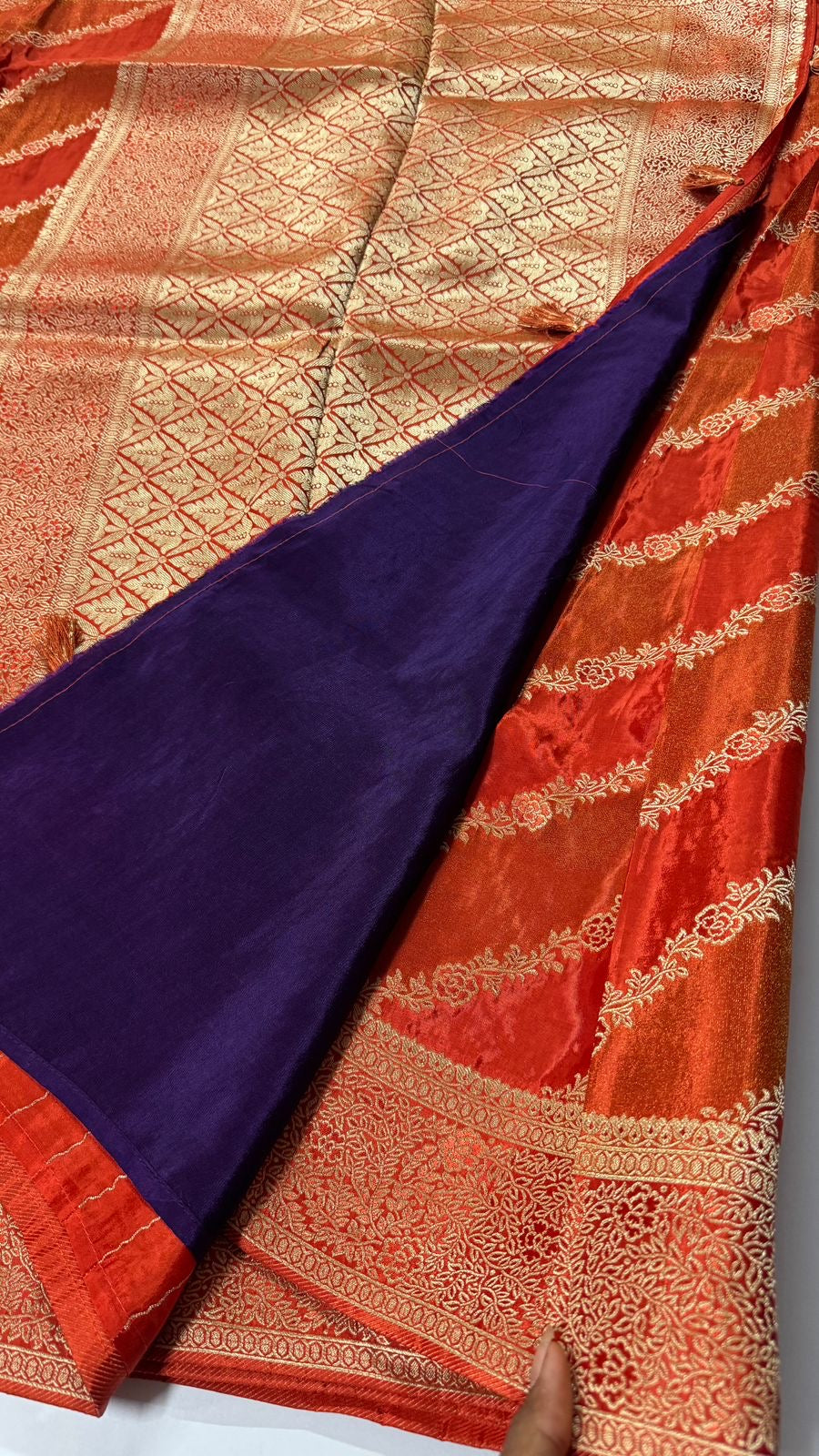 Pure Crepe Chinnon Silk Saree