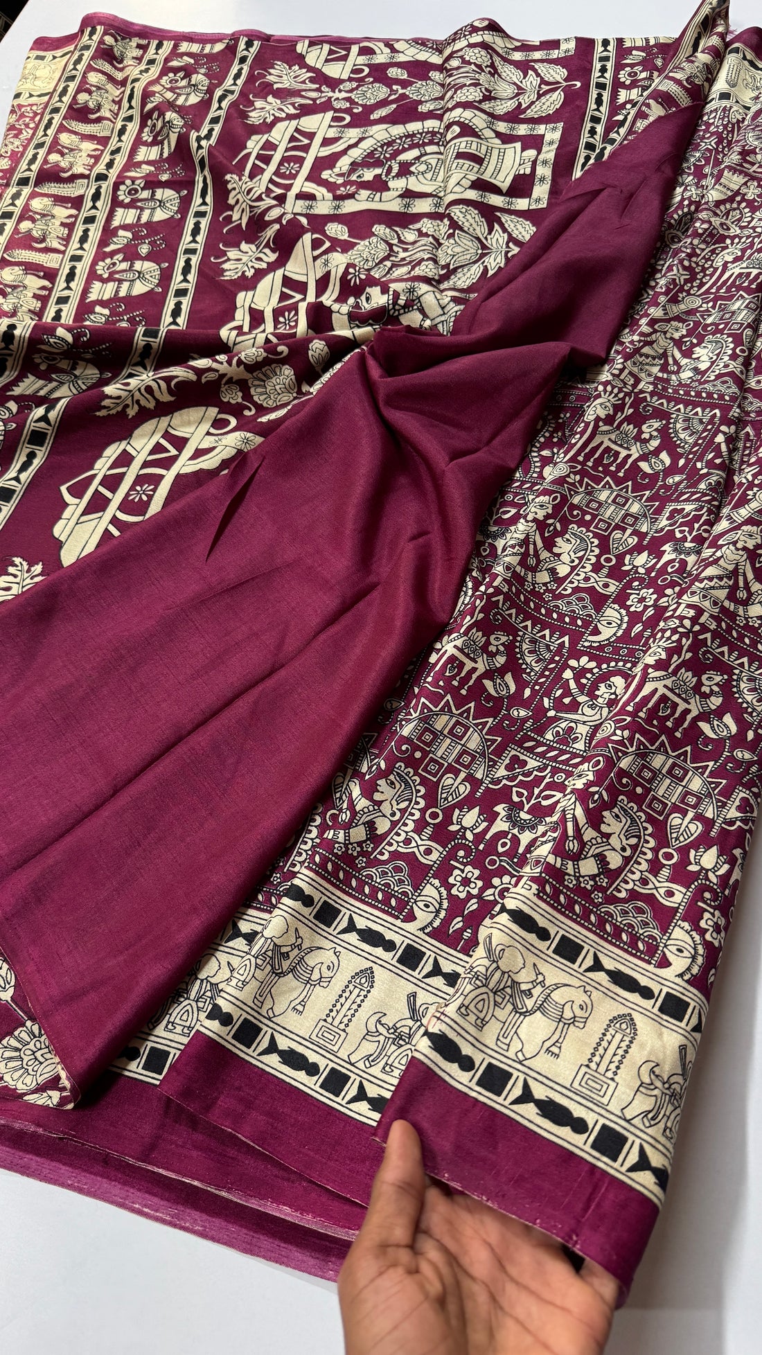 German Crepe Beauty Saree-VARAHI061