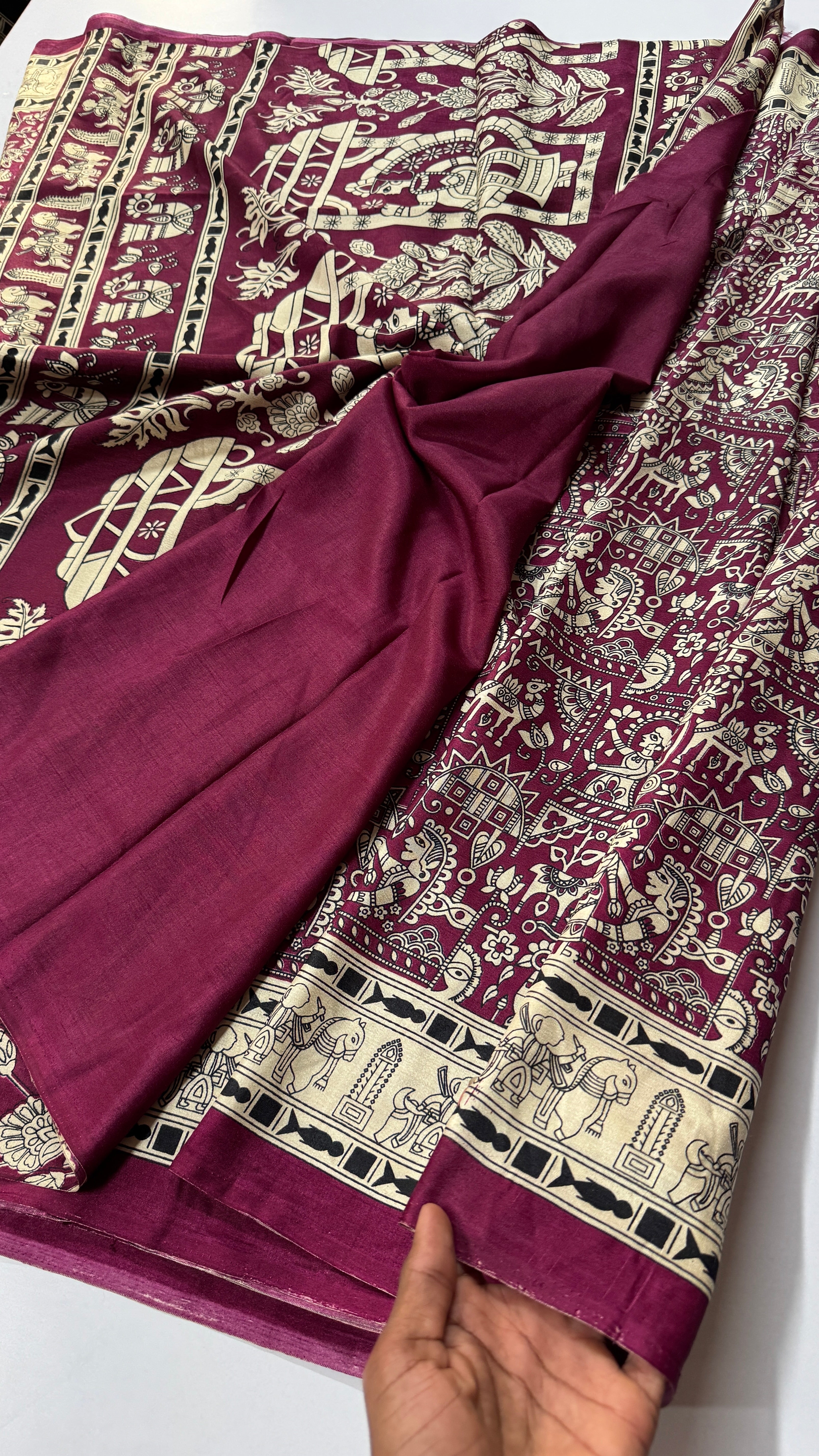 German Crepe Beauty Saree-VARAHI061