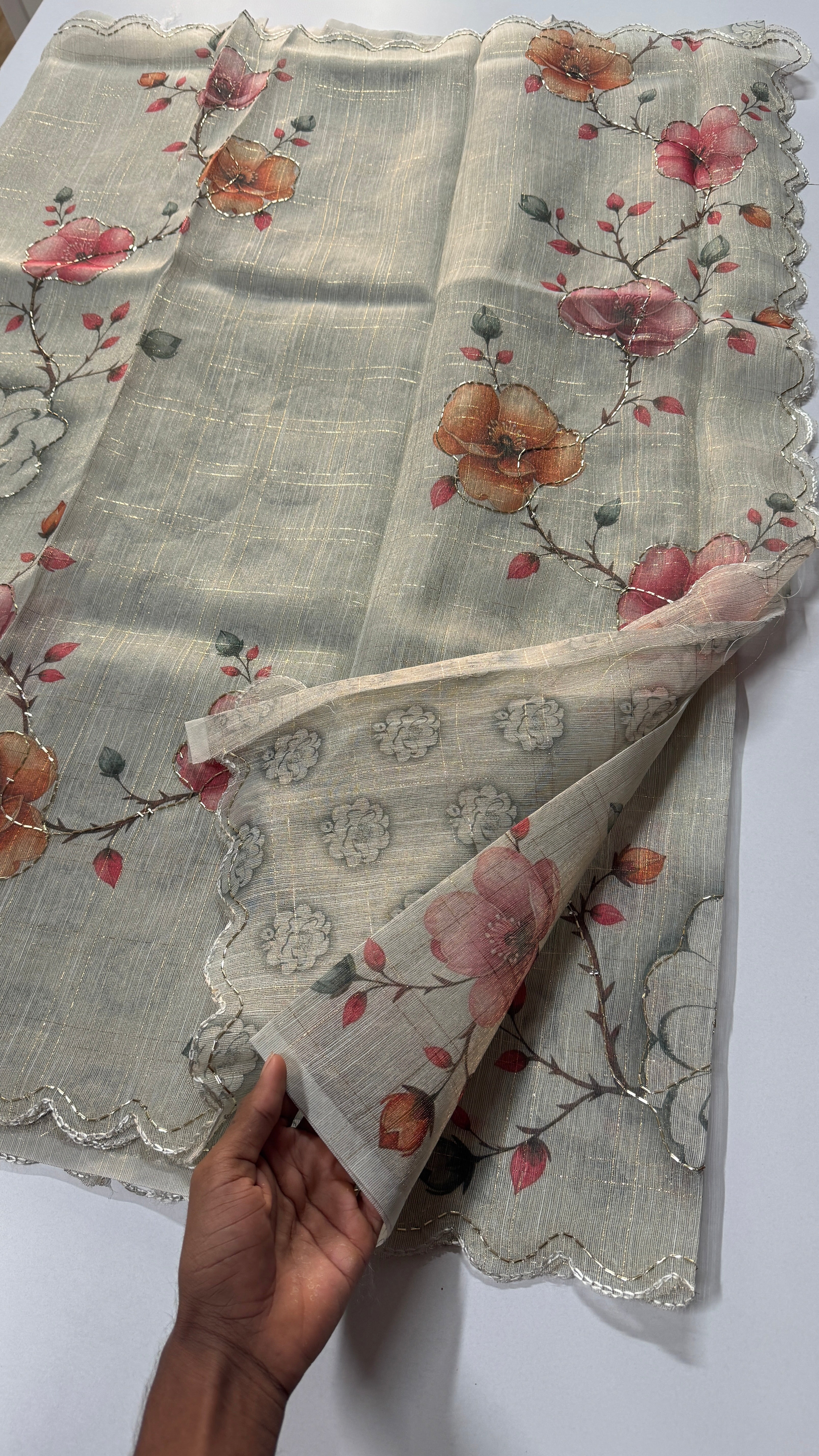 Party wear tissue saree- VARAHI069