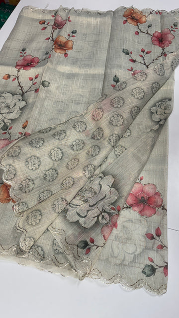 Party wear tissue saree- VARAHI069