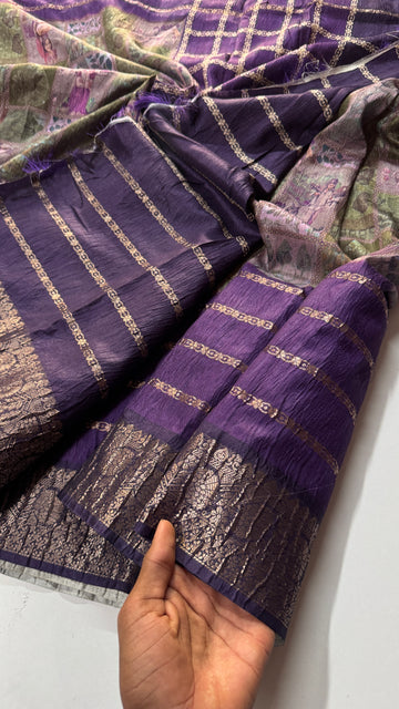 Georgette Dola fabric- VARAHI071