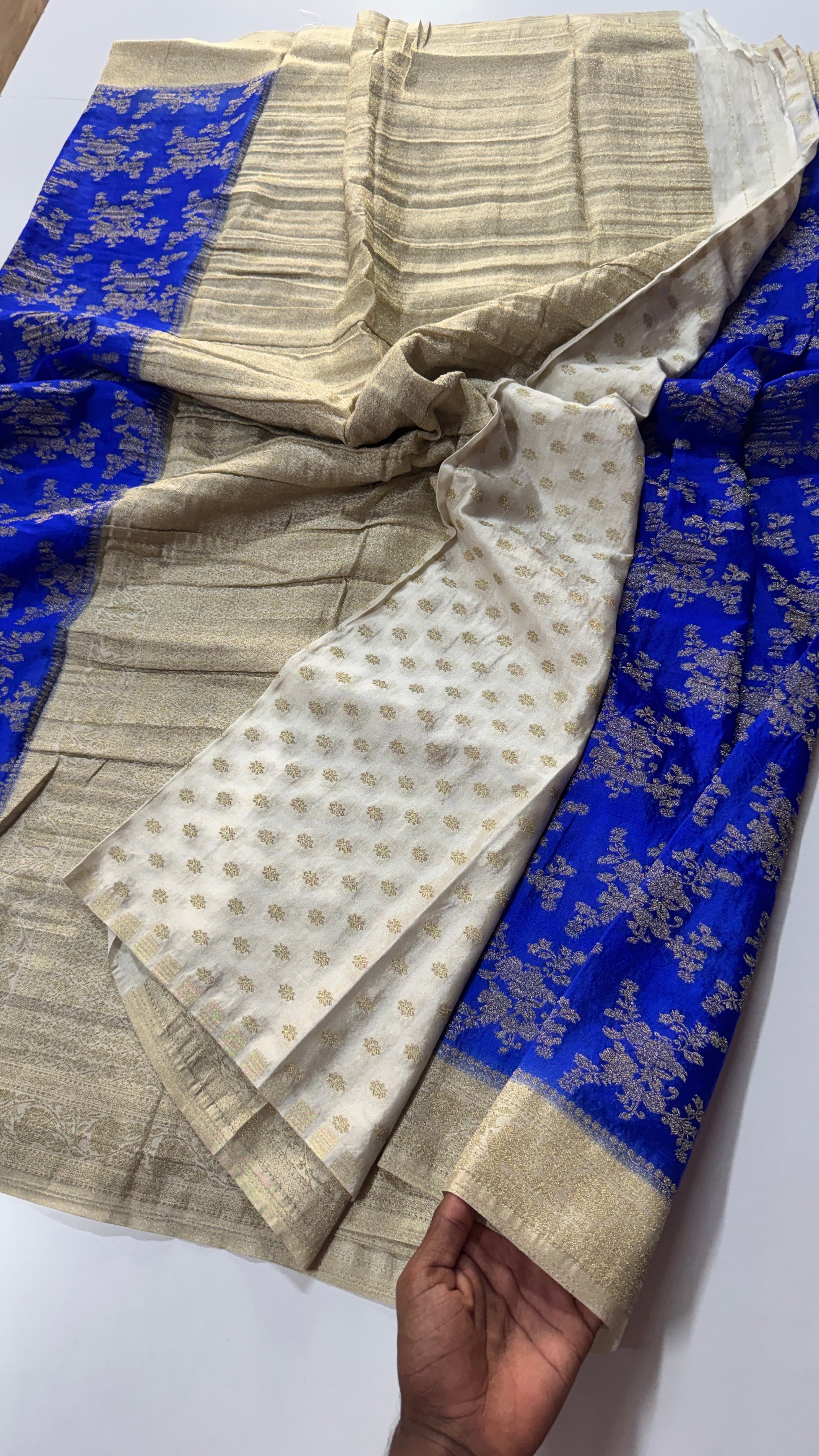 Georgette Crepe Jaal Saree-VARAHI086