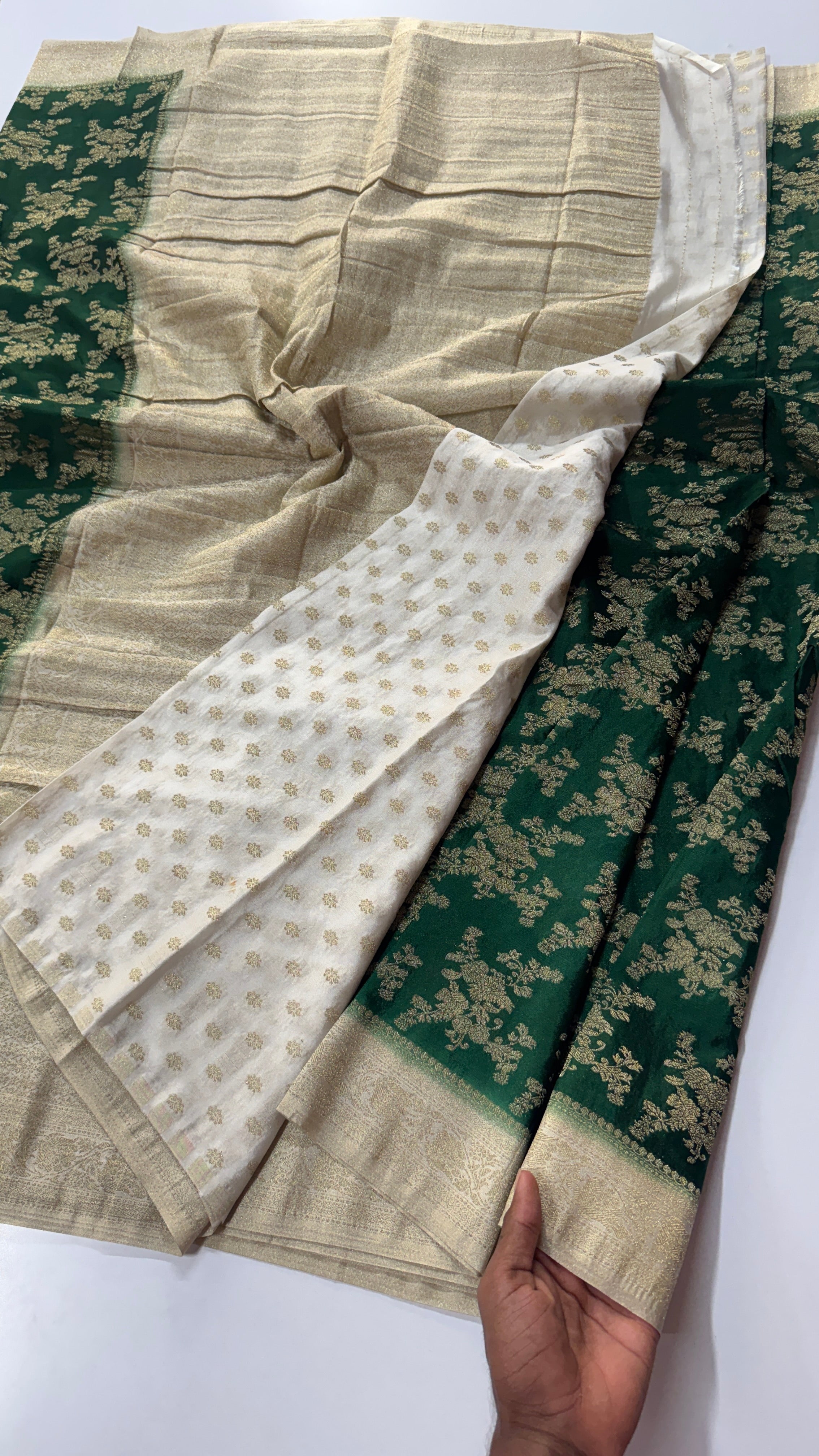 Georgette Crepe Jaal Saree-VARAHI086