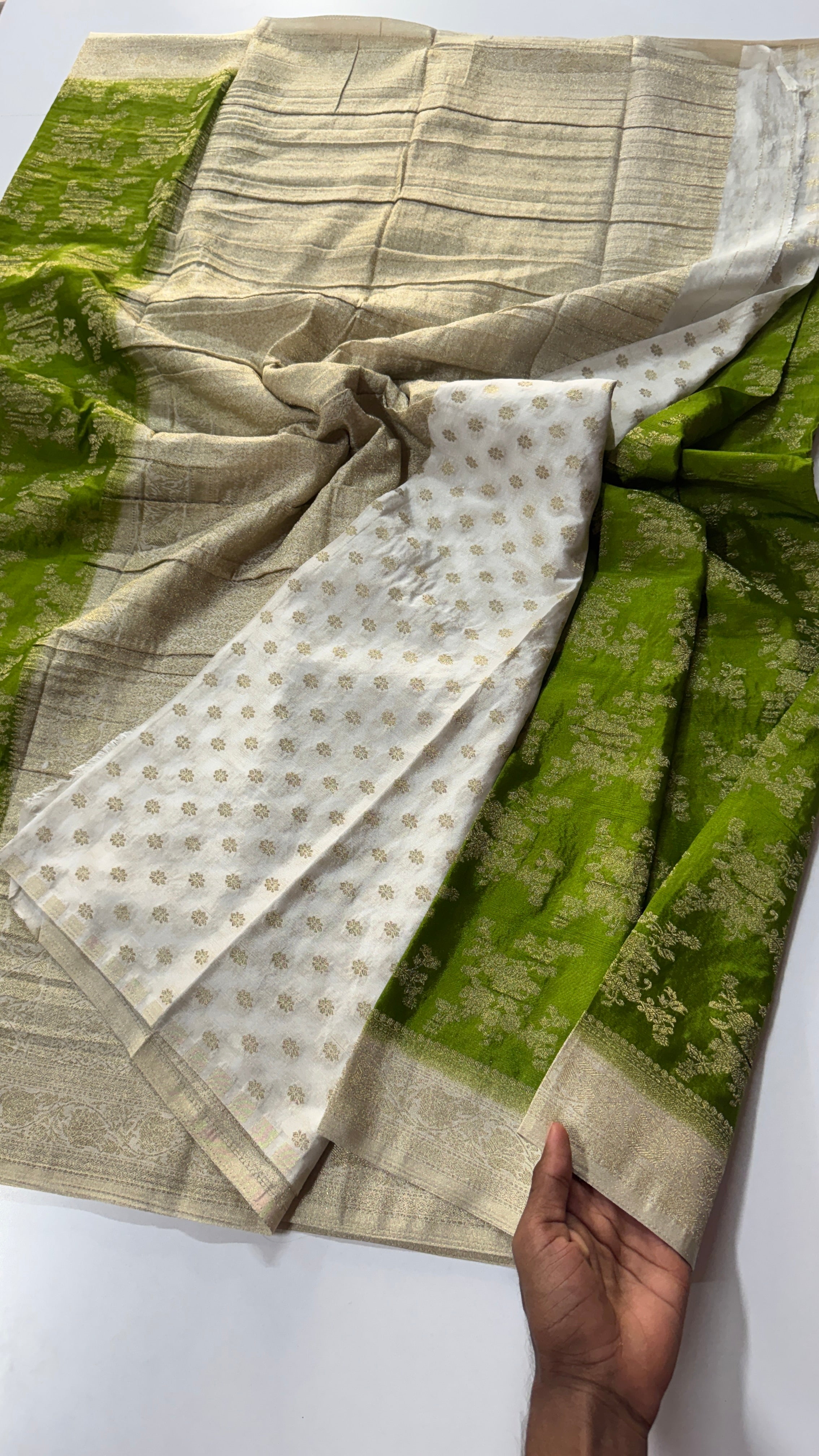 Georgette Crepe Jaal Saree-VARAHI086