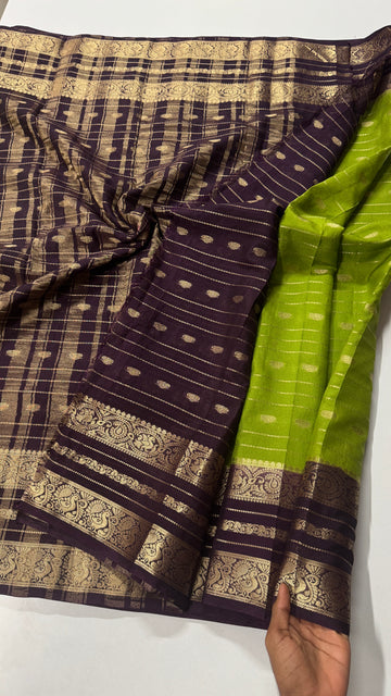 Elegant Georgette stripes saree-VARAHI111