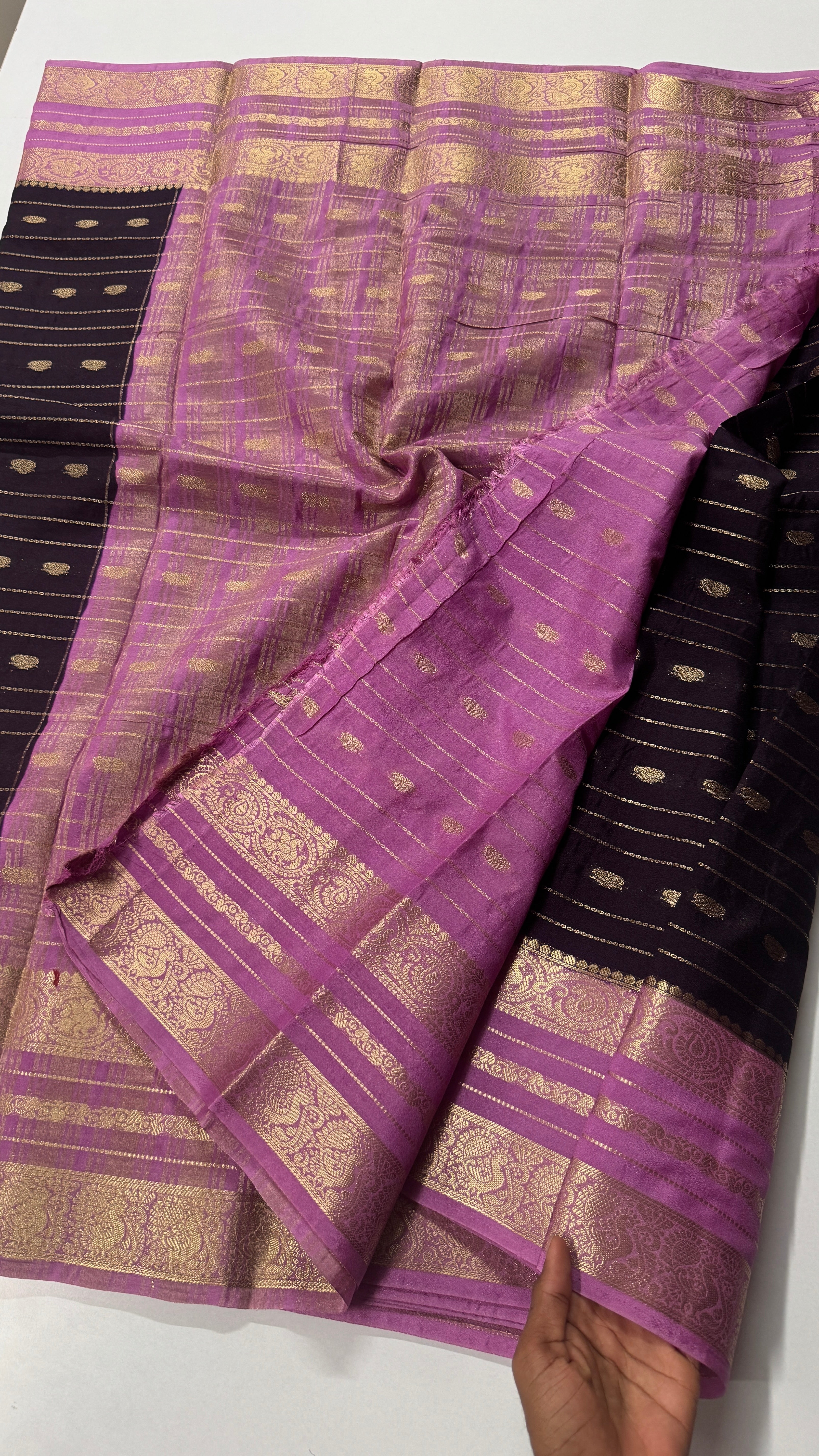 Elegant Georgette stripes saree-VARAHI111