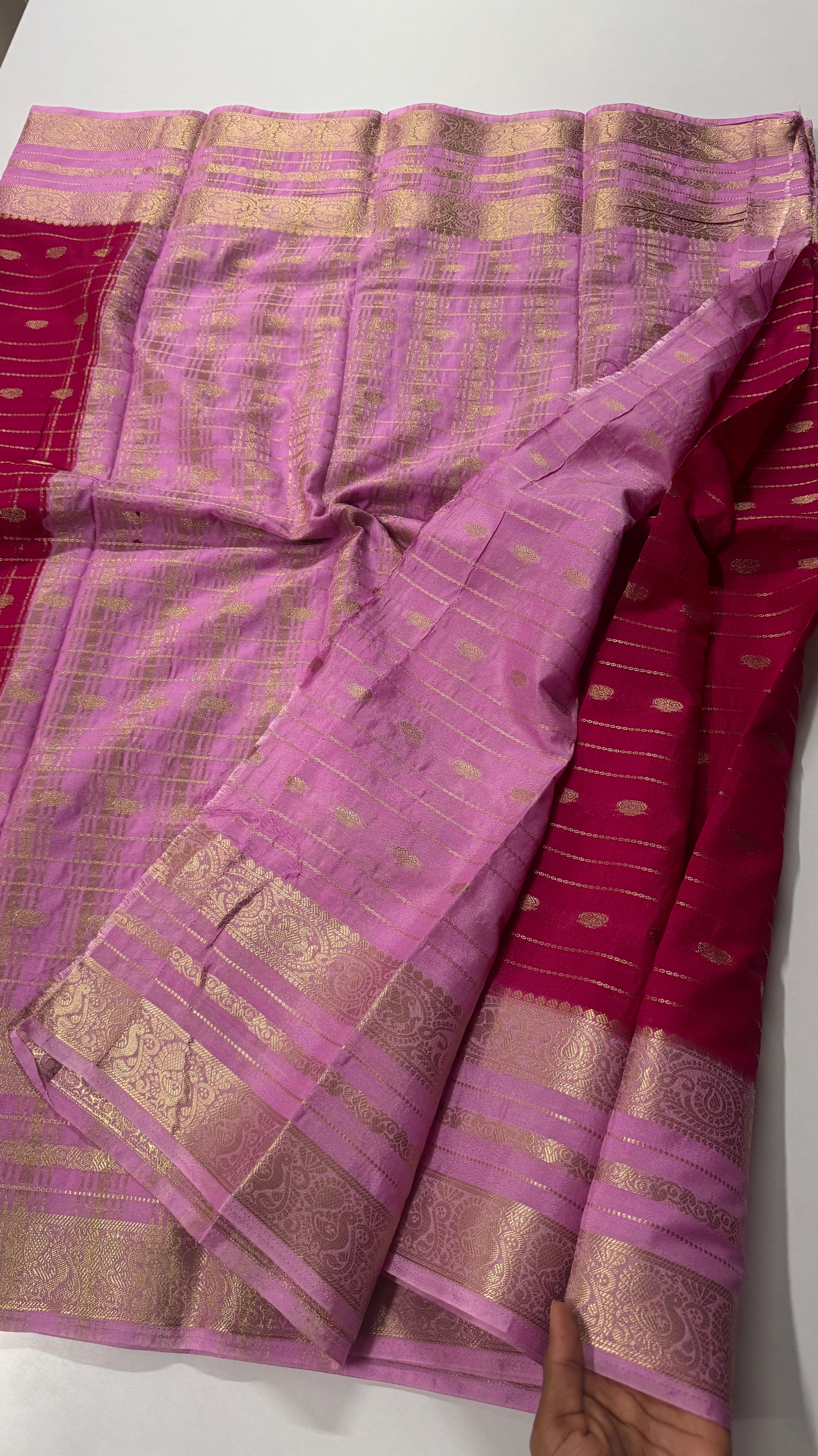 Elegant Georgette stripes saree-VARAHI111