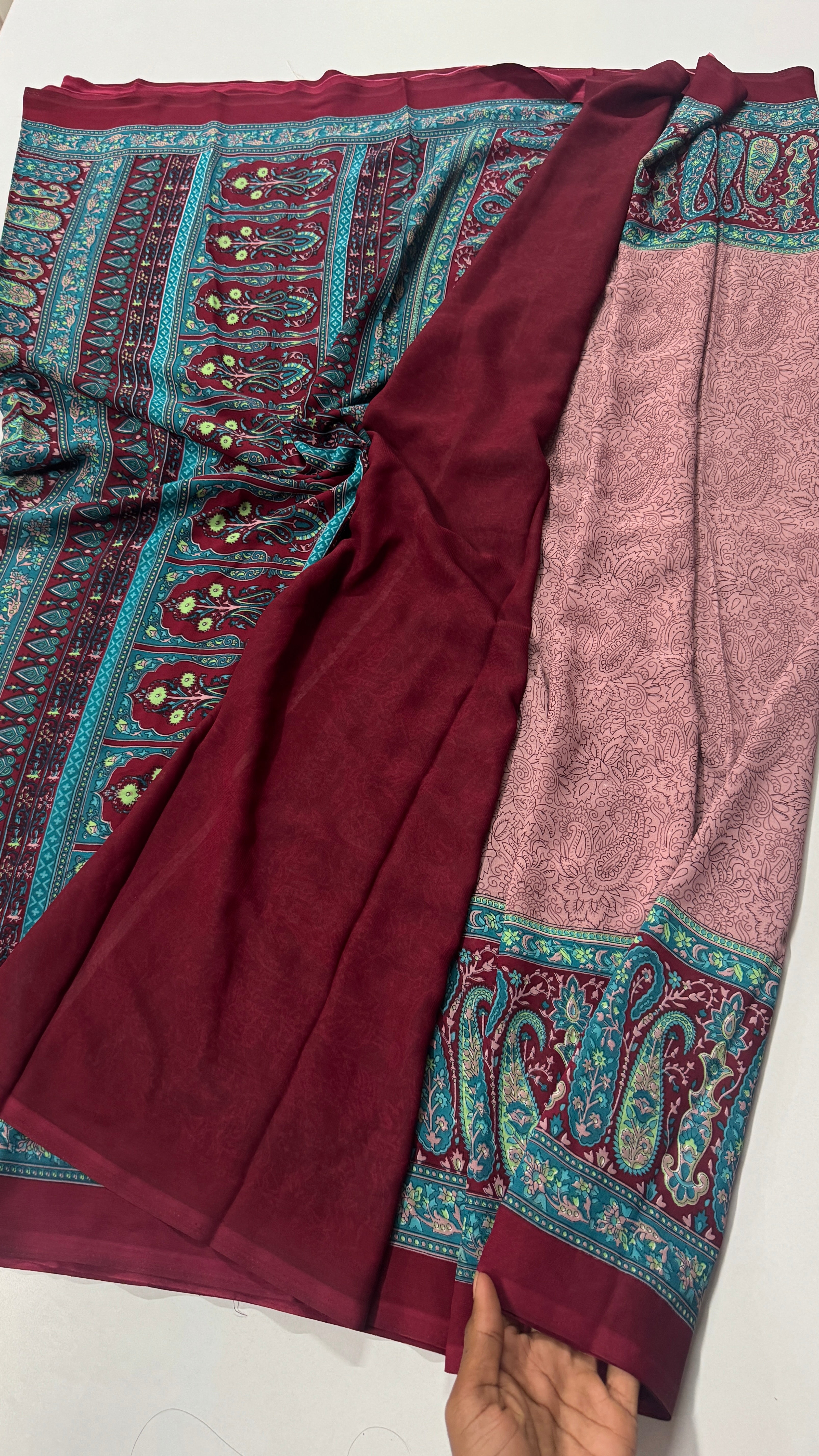 Casual Drape Chiffon Georgette Saree-VARAHI0104