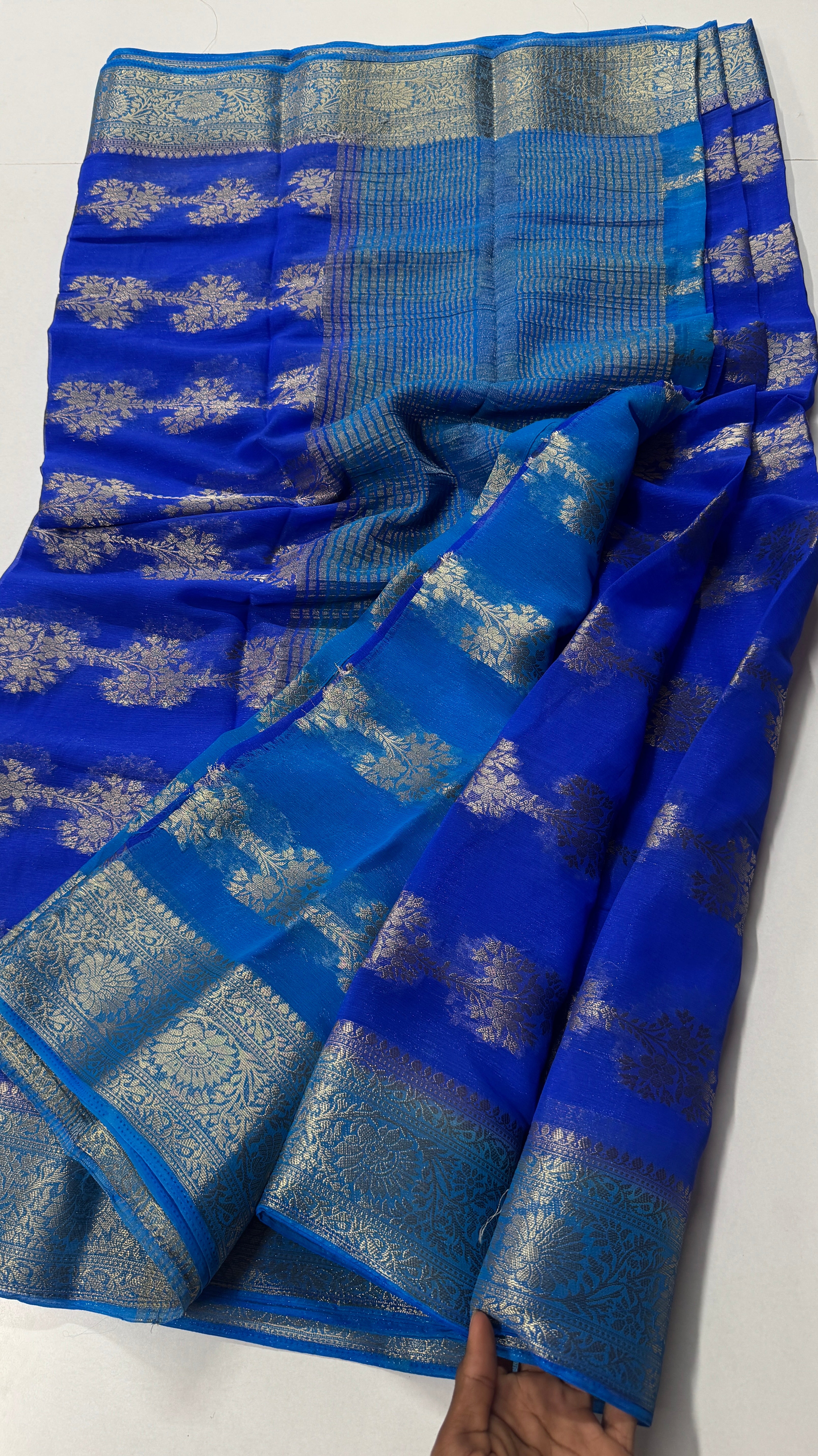 Simple Yet Elegant Georgette Saree-VARAHI109