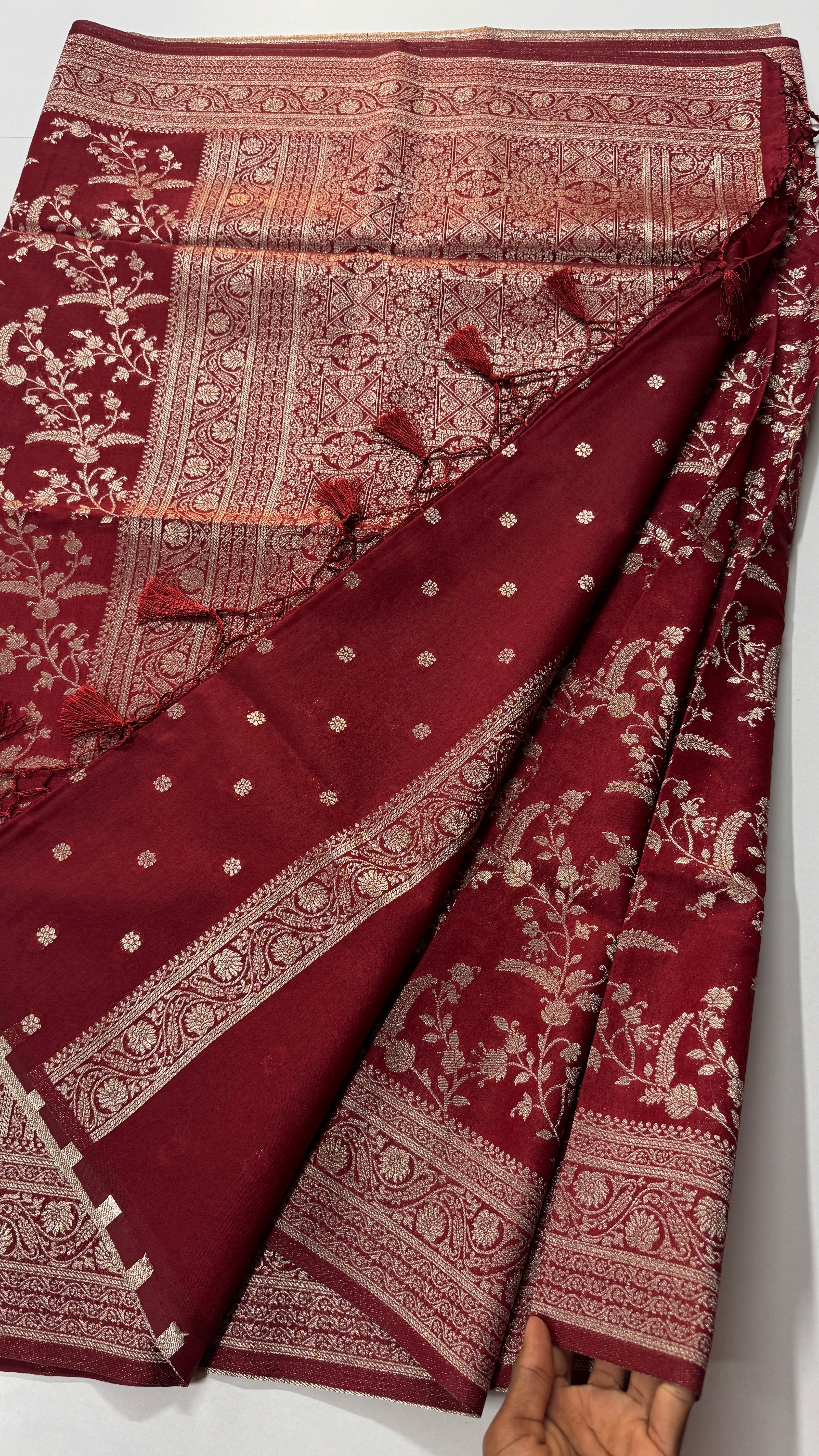 Georgette Jaal Saree-VARAHI107