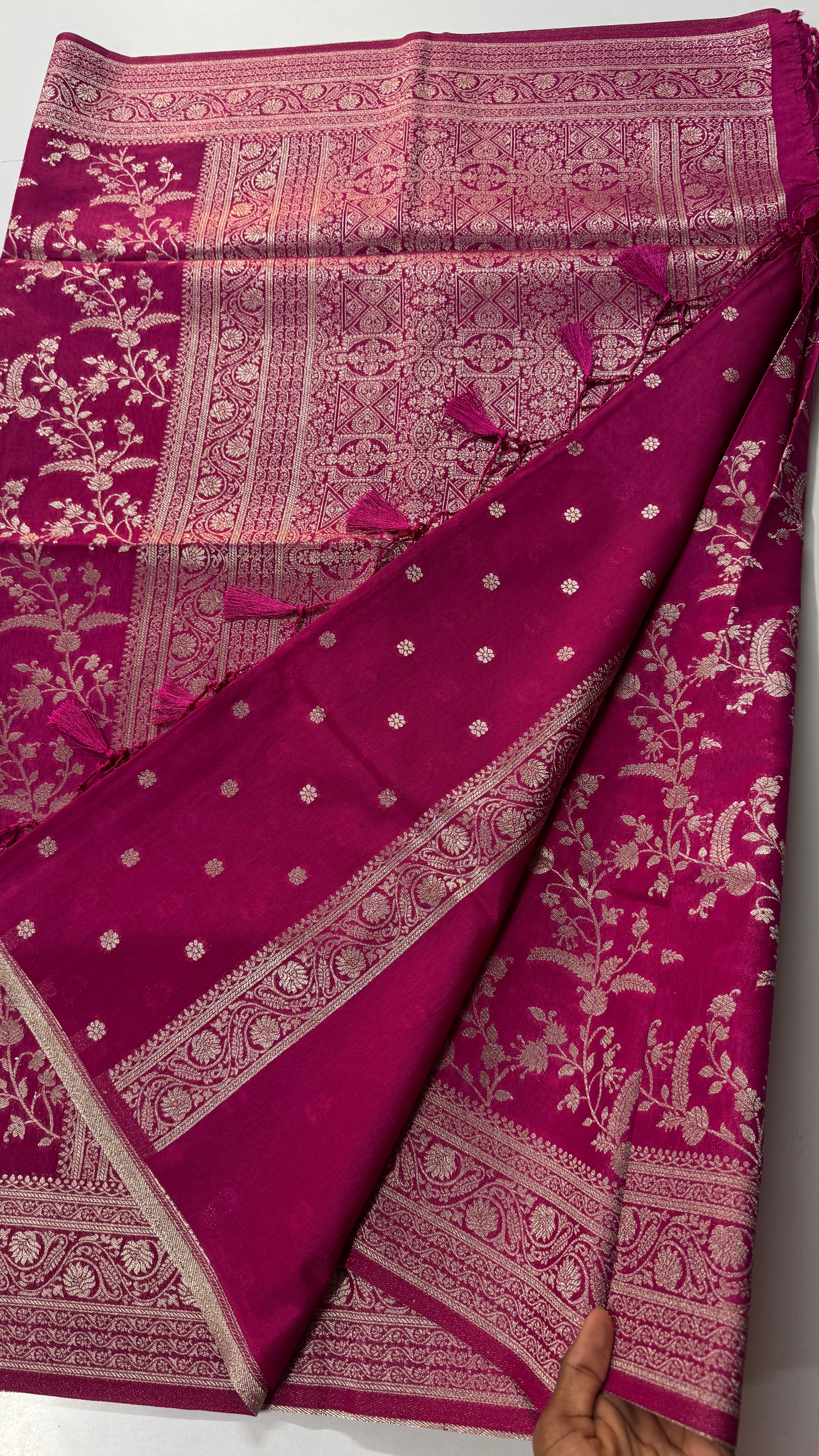 Georgette Jaal Saree-VARAHI107