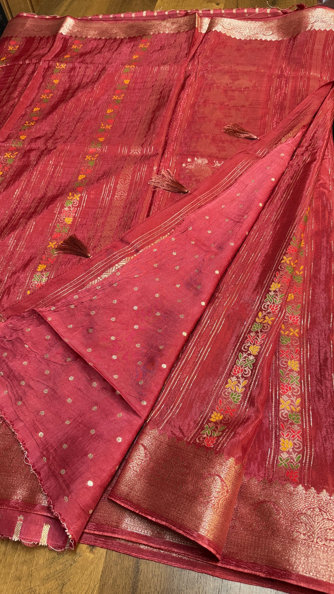 Pure viscose- Meenakari beauty
