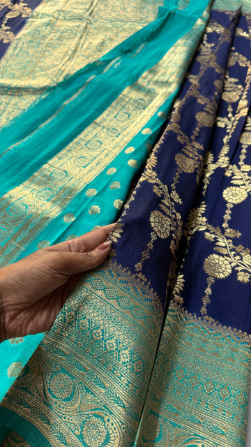 Jaal Georgette Saree with Butta Blouse- VARAHI018