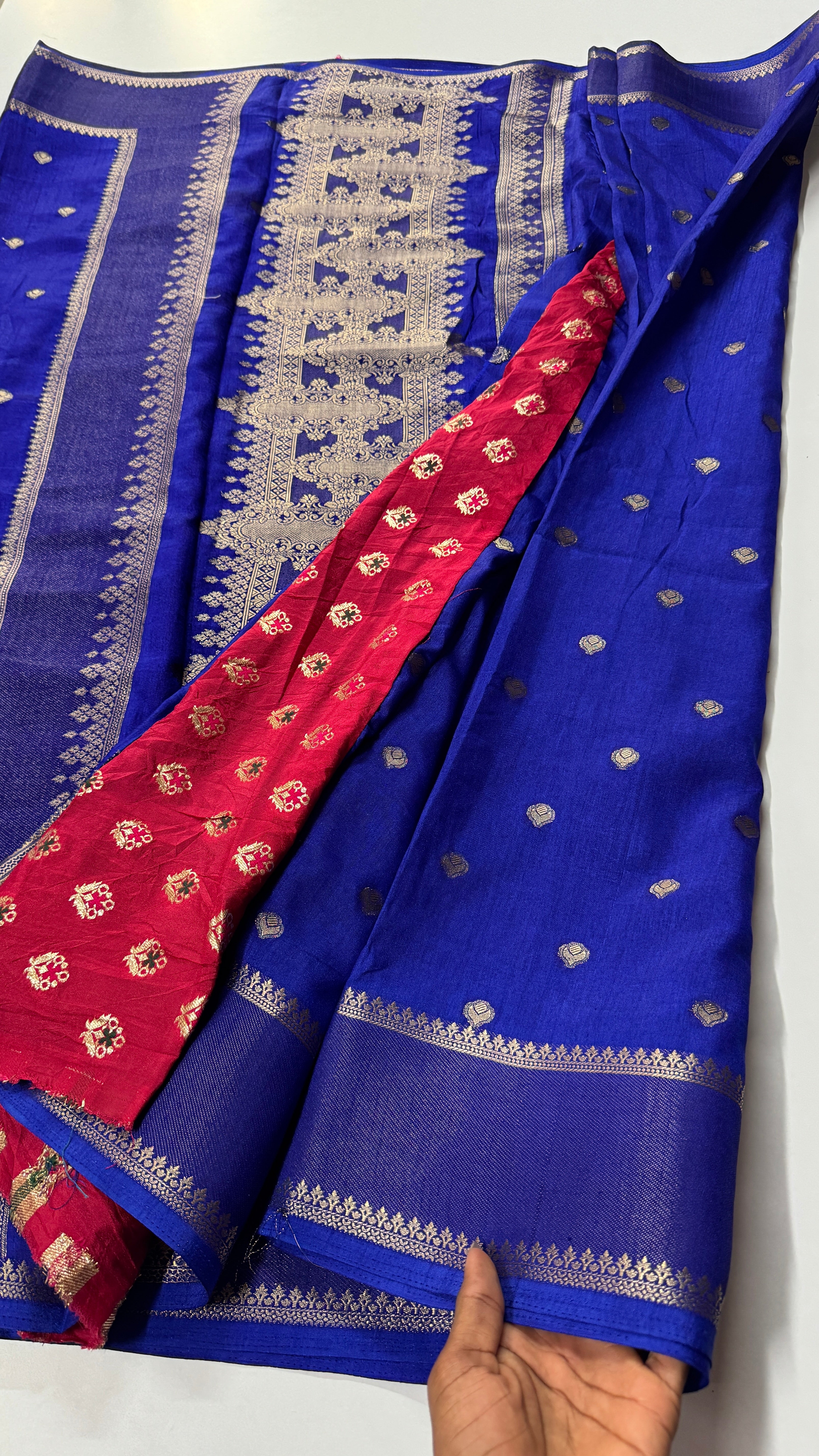 Semi Viscose Bentex Saree – Grand Pallu✨