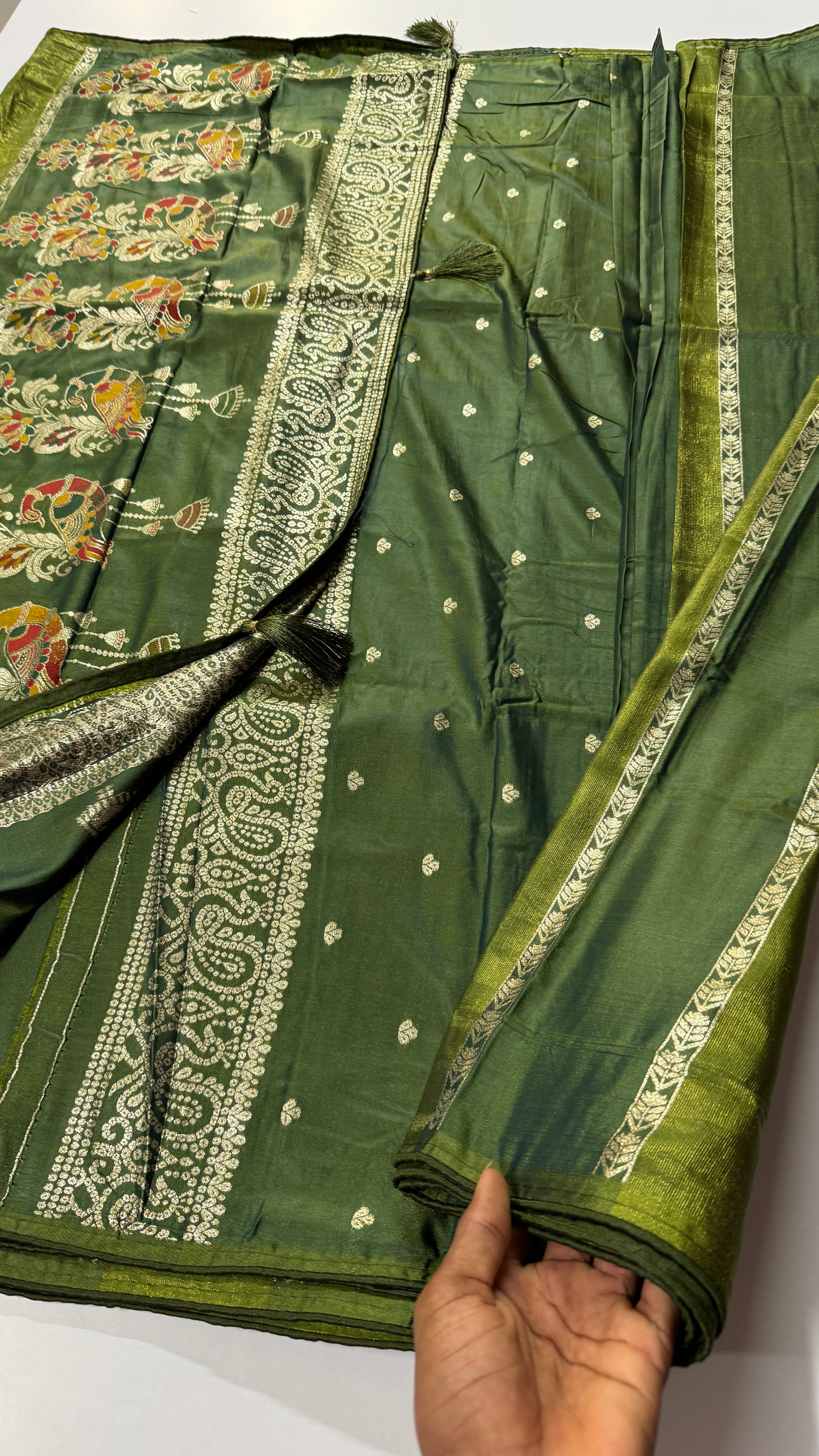 Viscose Zari Woven Saree