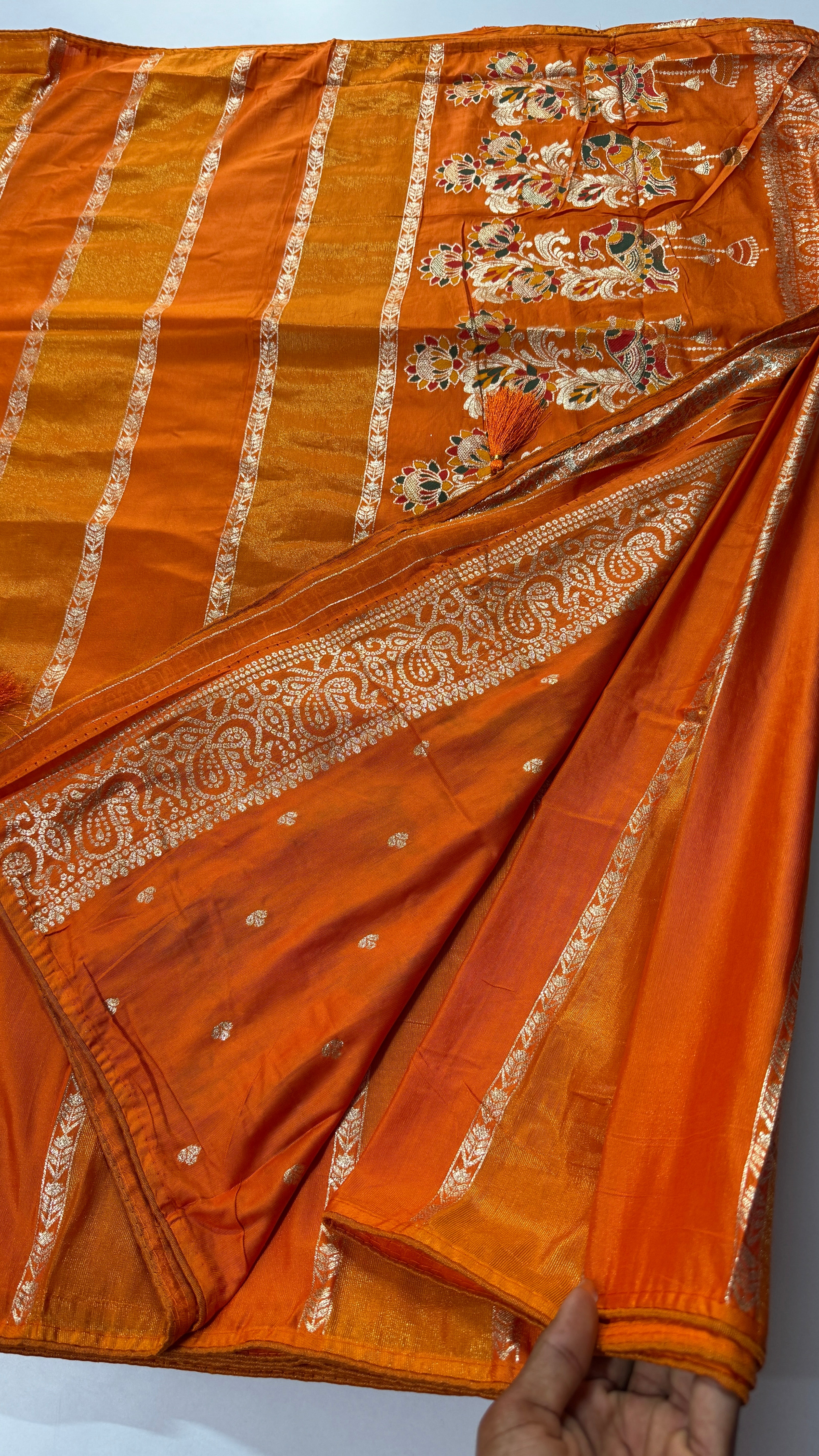 Viscose Zari Woven Saree