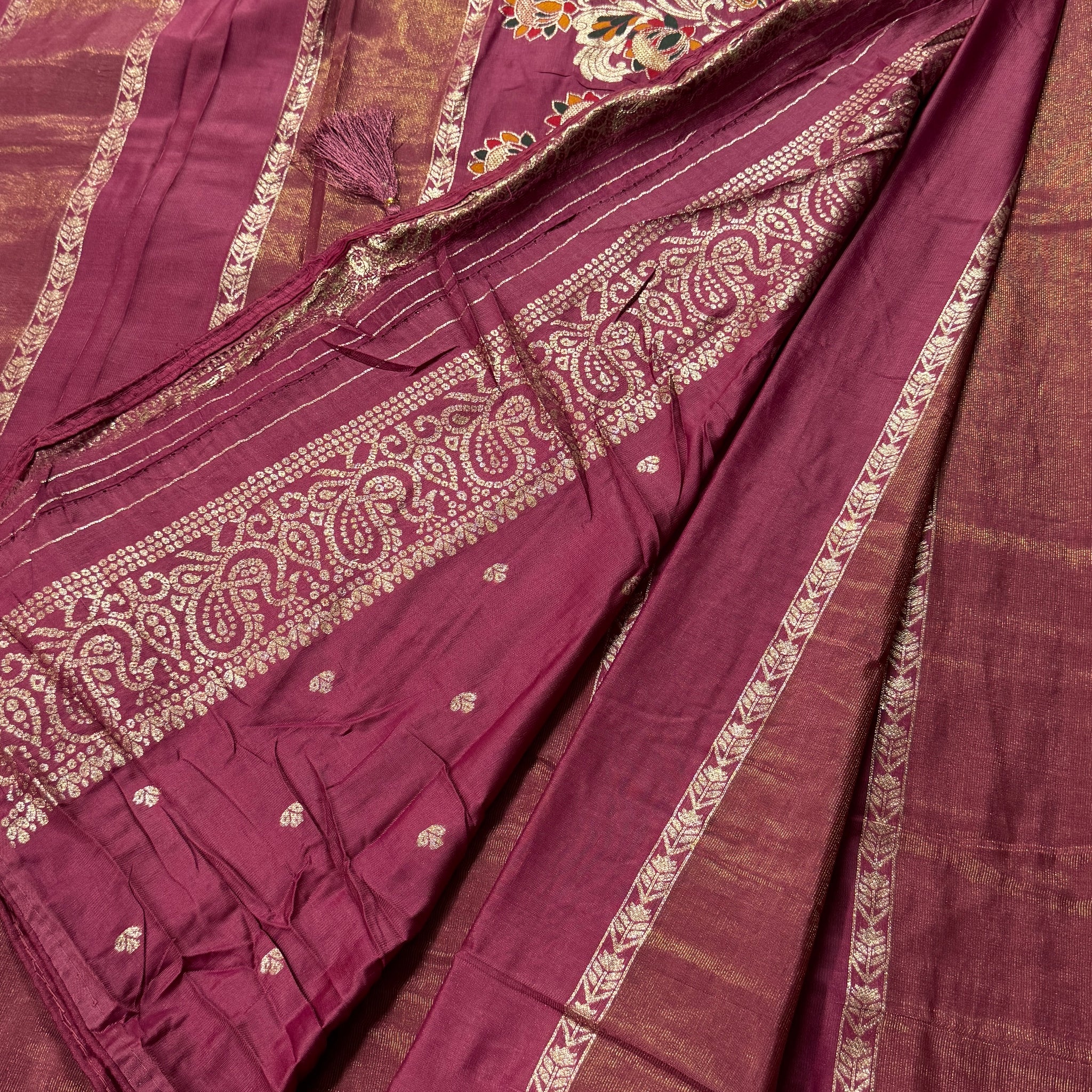 Viscose Zari Woven Saree