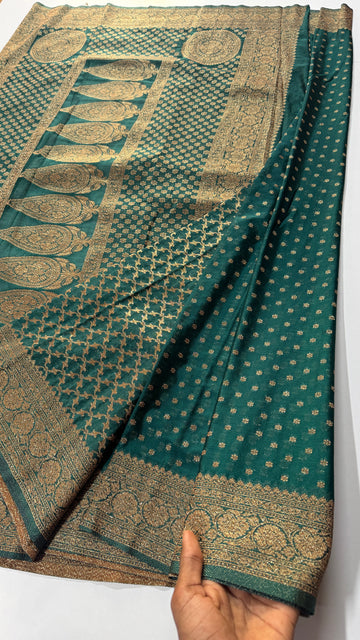 PREMIUM STAR BUTTA KHADI GEORGETTE SAREE-VARAHI033