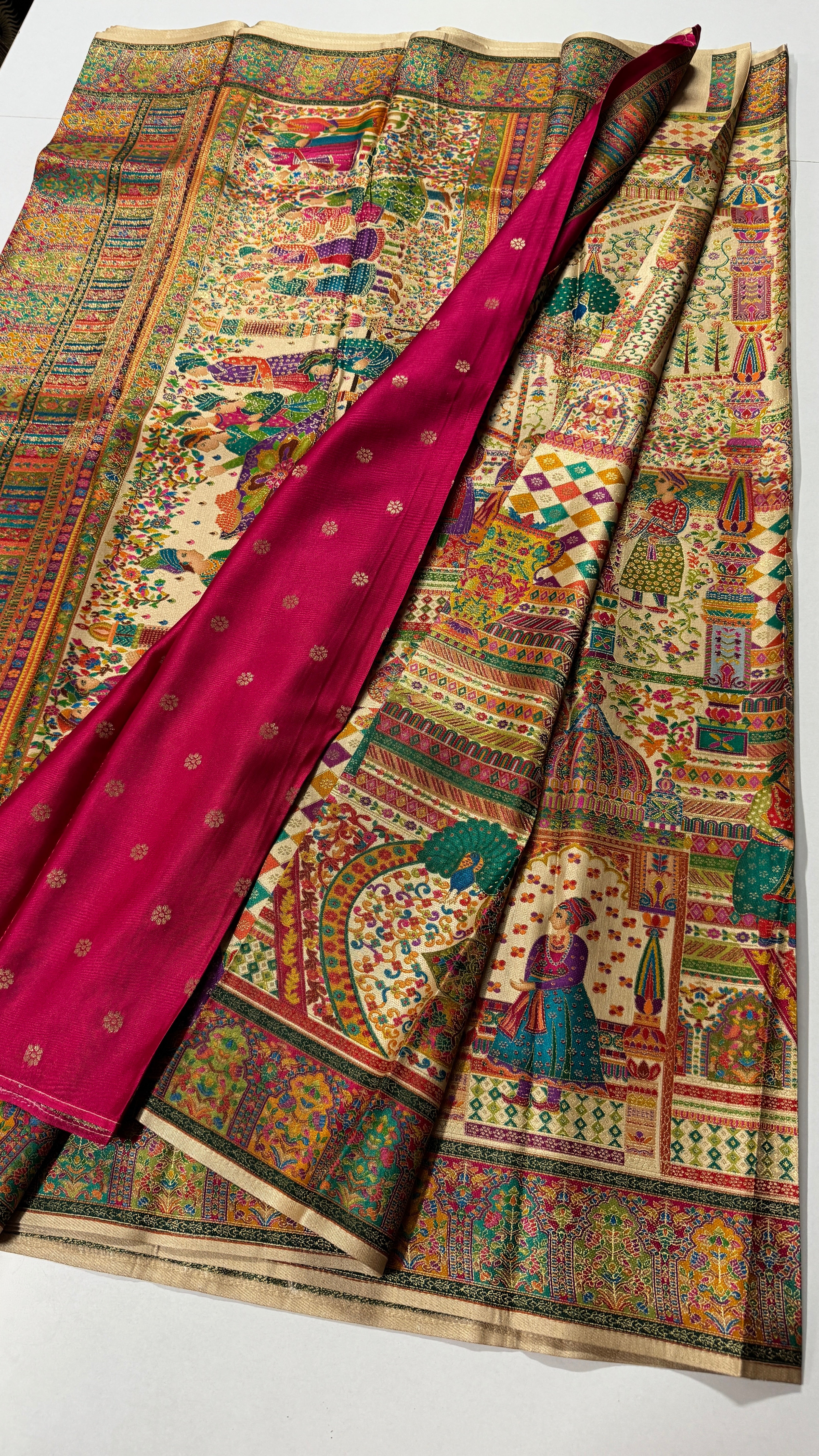Pure Pashmina Georgette Viscose- VARAHI046