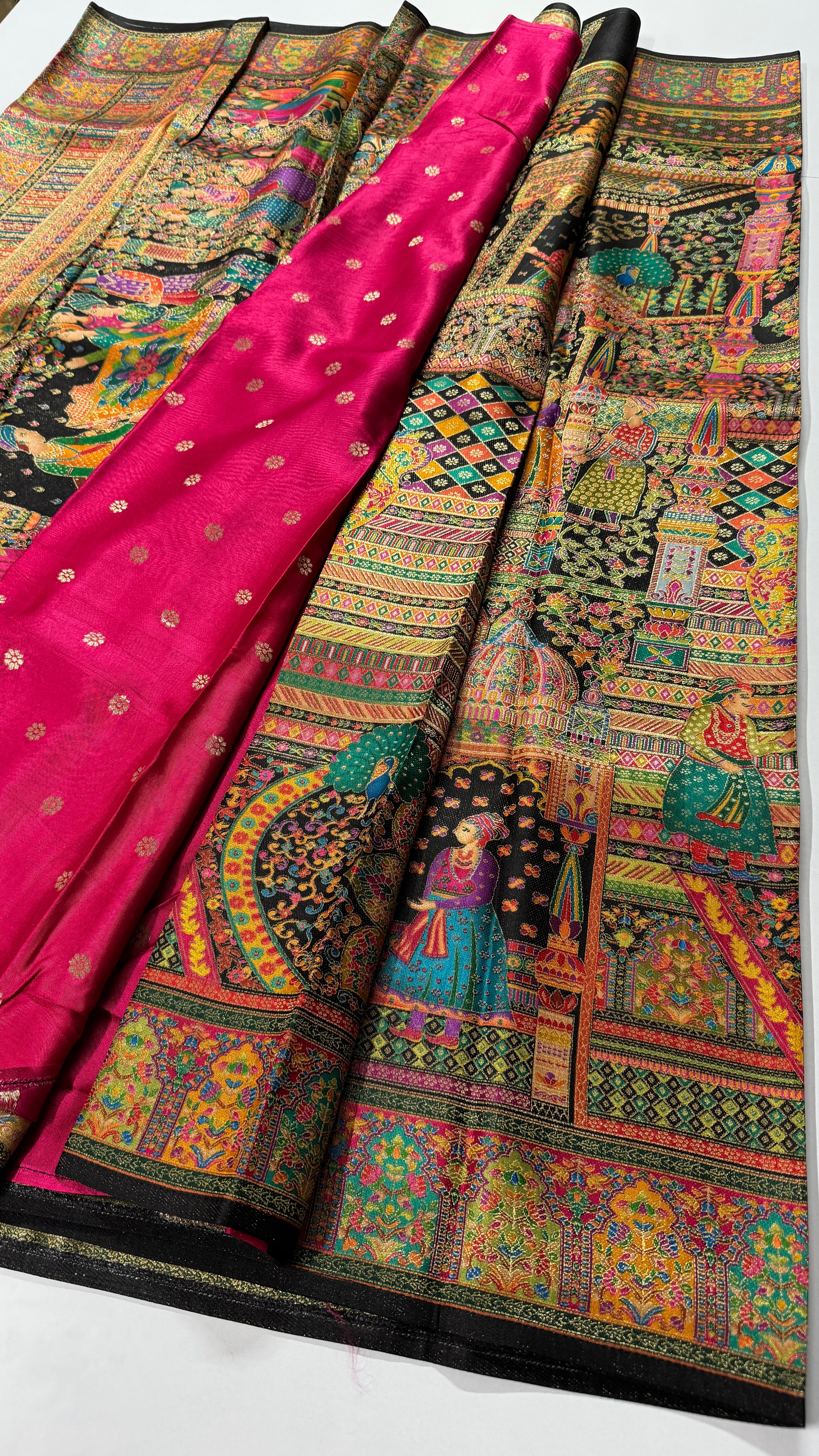 Pure Pashmina Georgette Viscose- VARAHI046
