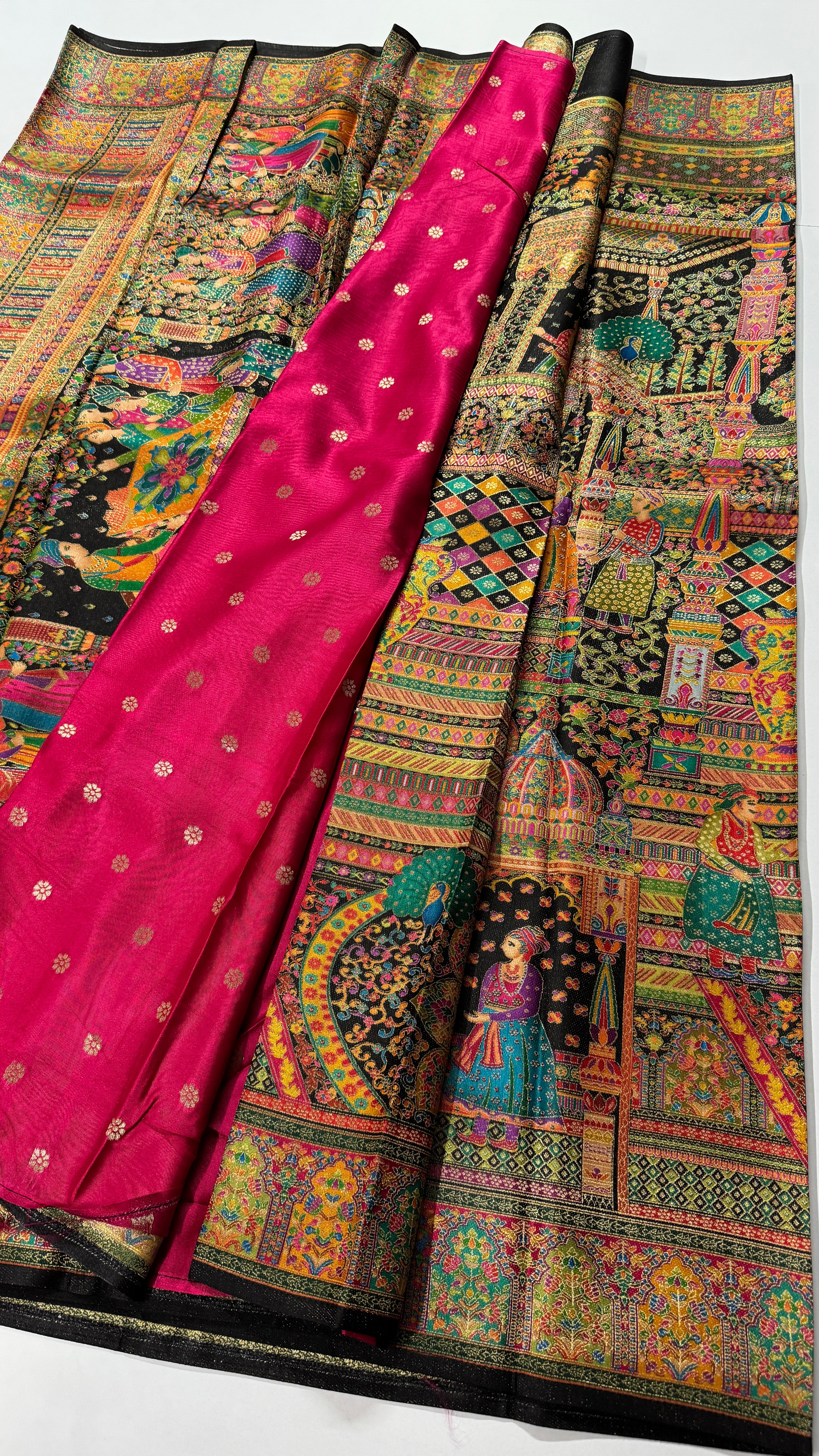 Pure Pashmina Georgette Viscose- VARAHI046