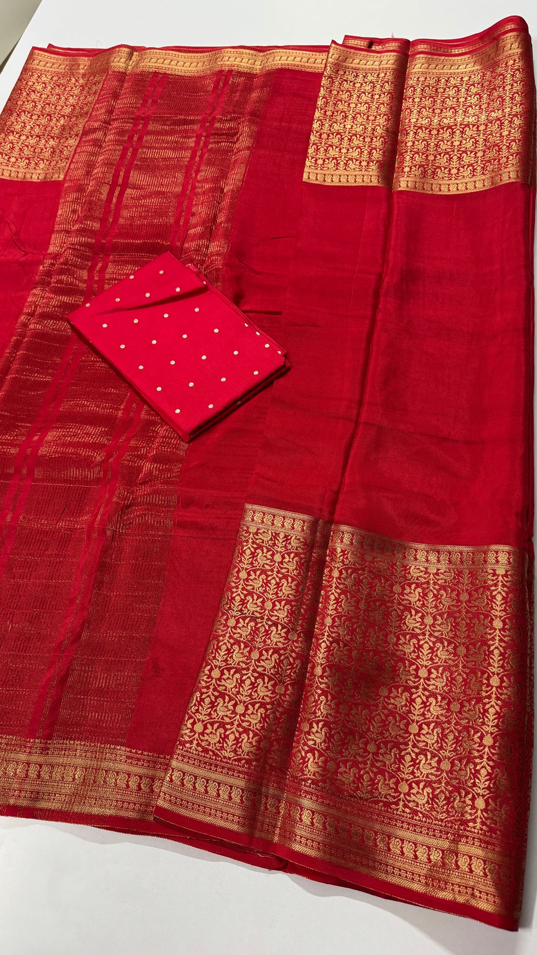 Pure Viscose Peacock Saree- VARAHI047