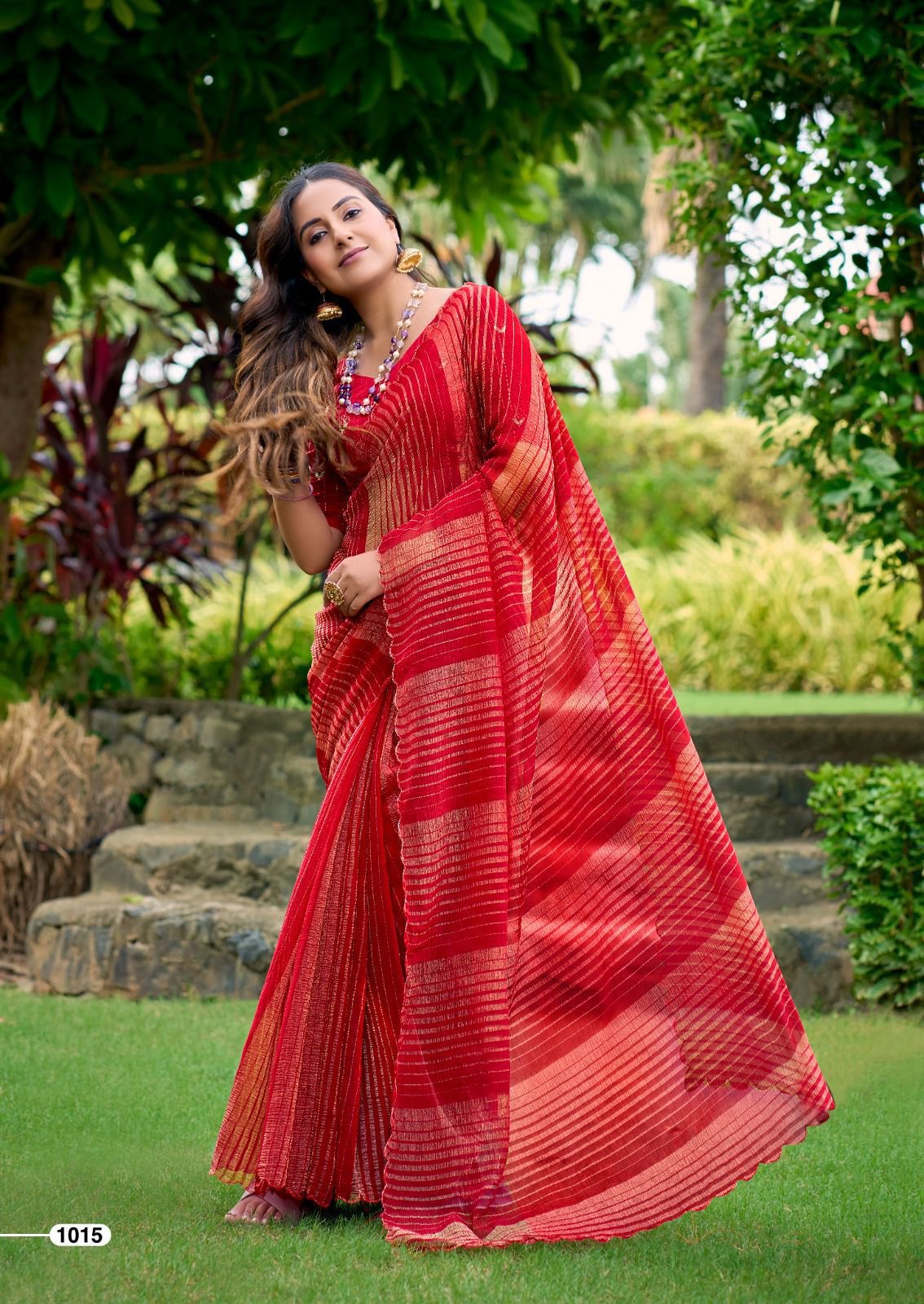 Tissue Saree – Elegant Beauty