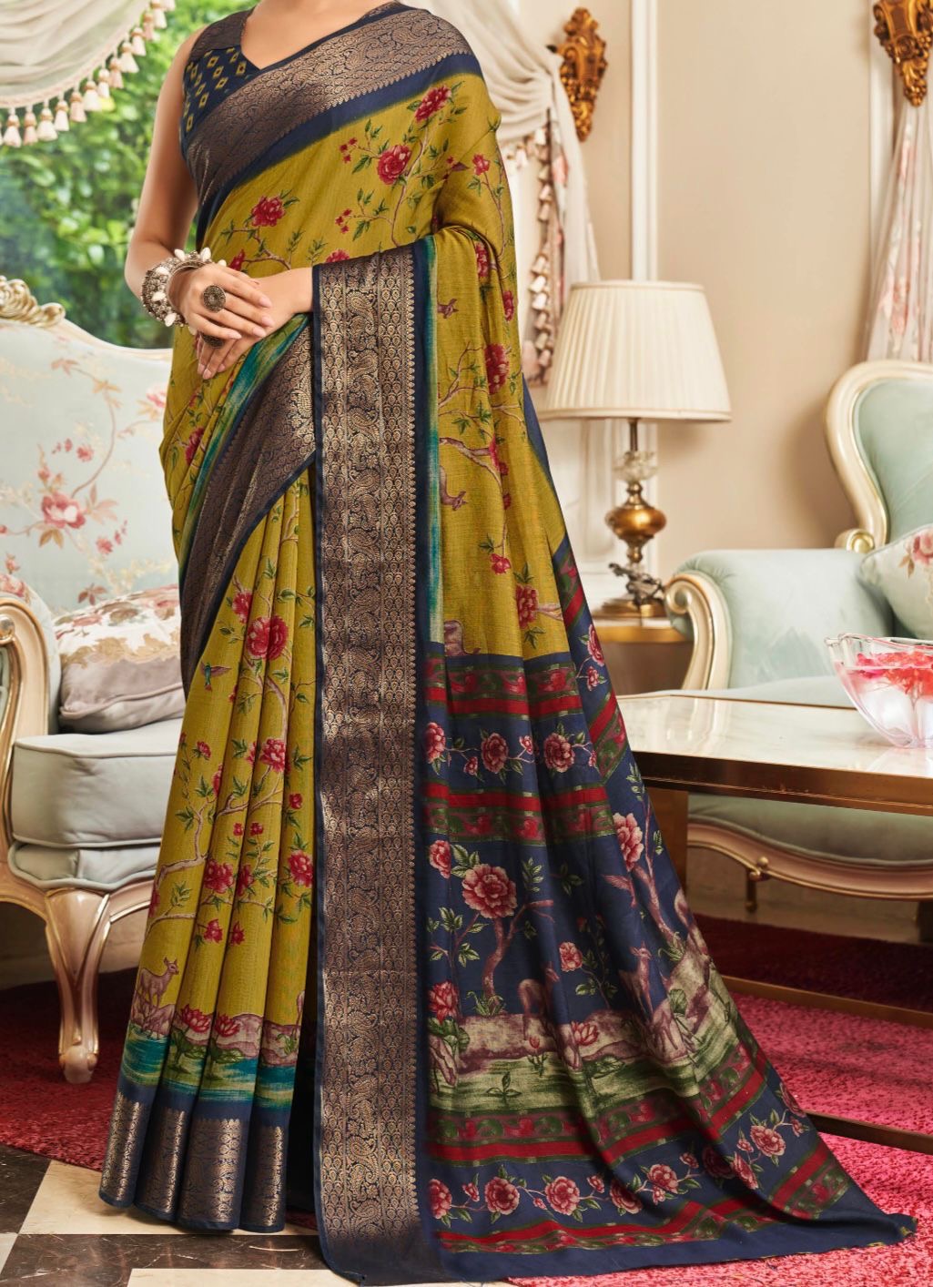 Cotton Kalamkari beauty